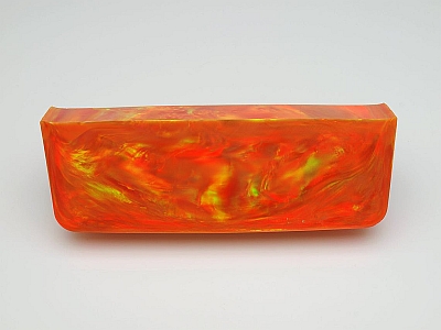 Orange/Orange Aurora Opal - Slab